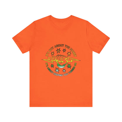 Lineman T-shirt - Its Not About The Money-gradient