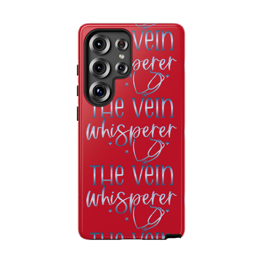 Samsung Galaxy Tough Case - The Vein Whisperer - Dark Red