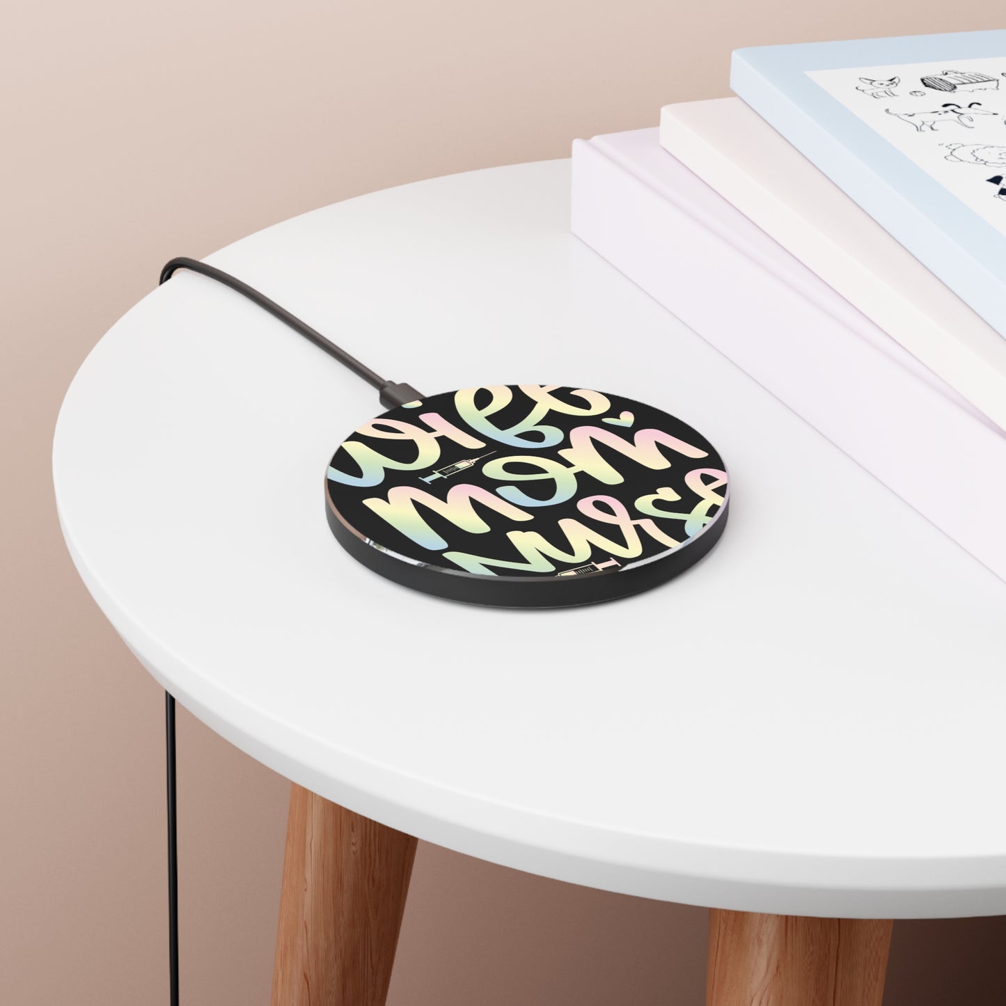Wife-Mom-Nurse Wireless Charger | Fast Charging Pad for Healthcare Professionals
