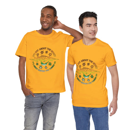 Lineman T-shirt - Its Not About The Money-gradient