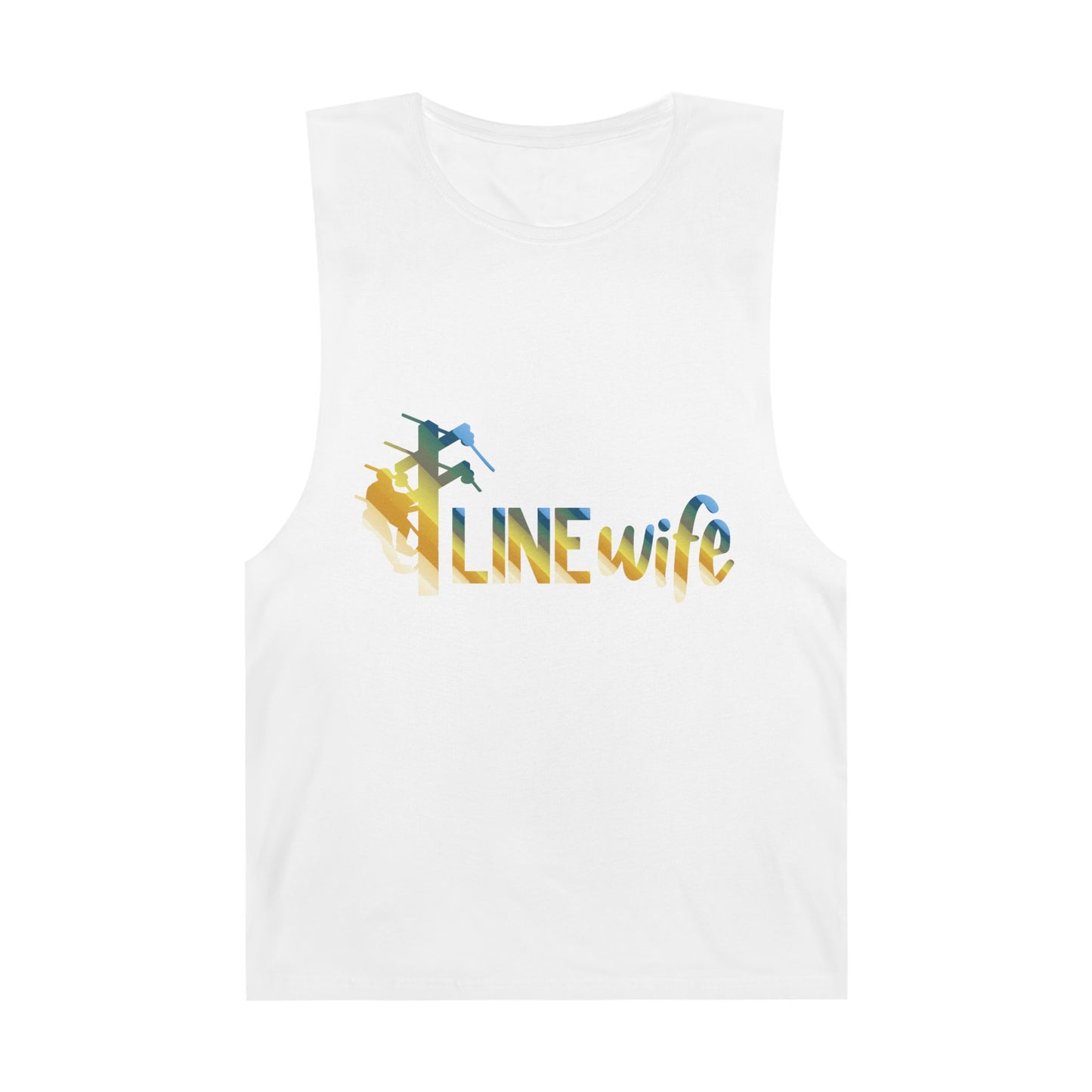 Lineman Tank - lineman-wife colored chrome
