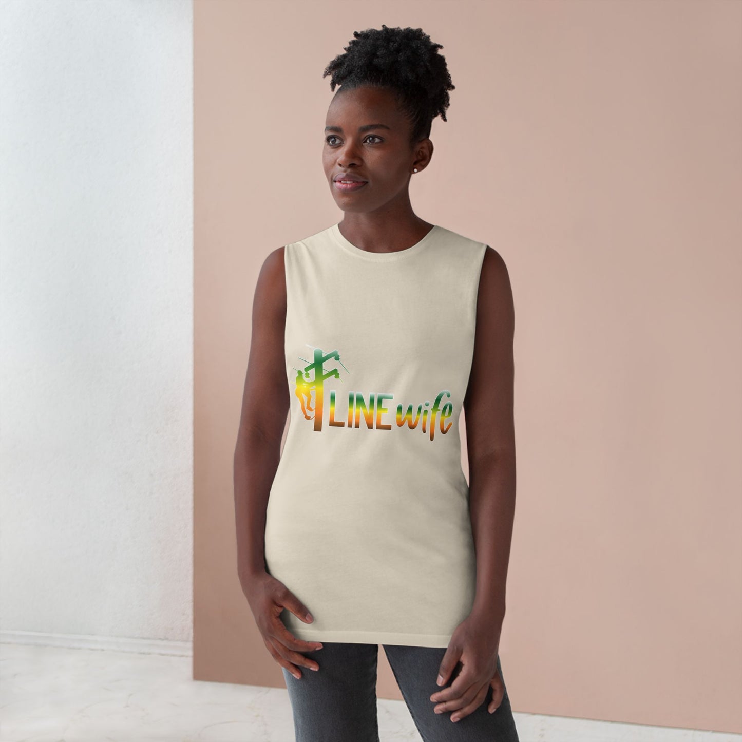 Lineman Tank - lineman-wife gradient