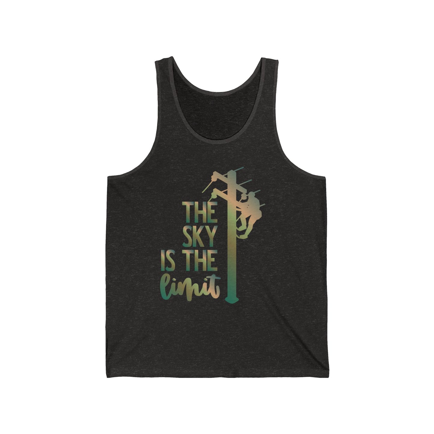 Lineman T-shirt - the-sky-is-the-limit-lineman copper patina