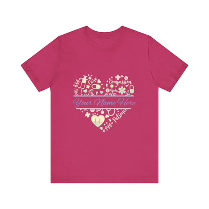 Monogram Heart pastel