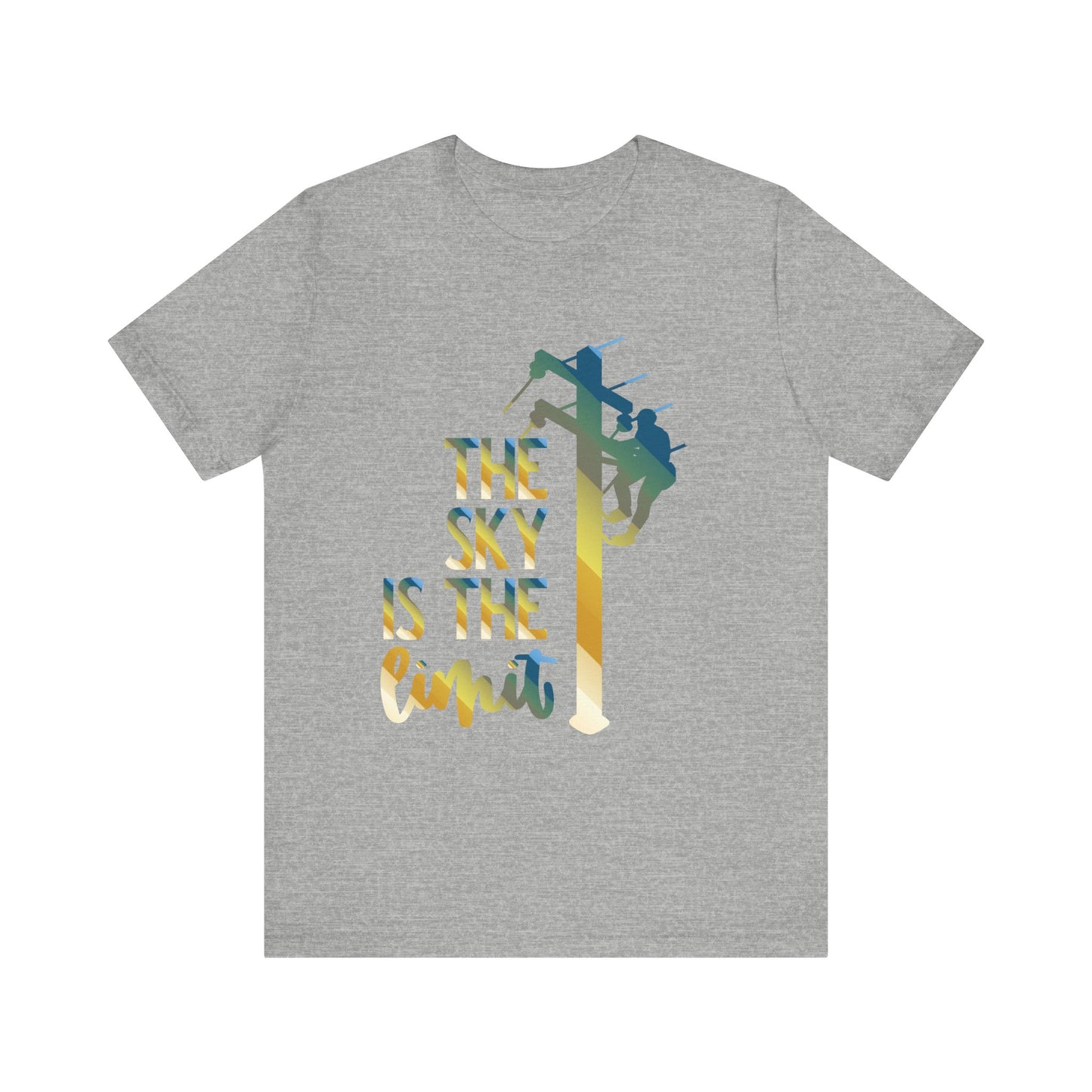 Lineman T-shirt - the-sky-is-the-limit-lineman colored chrome