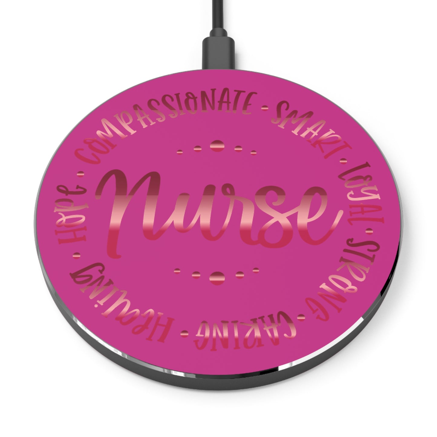 Nurse Circle Wireless Charger | Fast Charging Pad for Healthcare Professionals