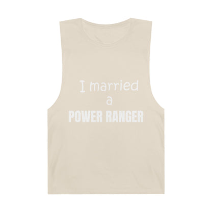 Lineman Tank- Married a Power Ranger white