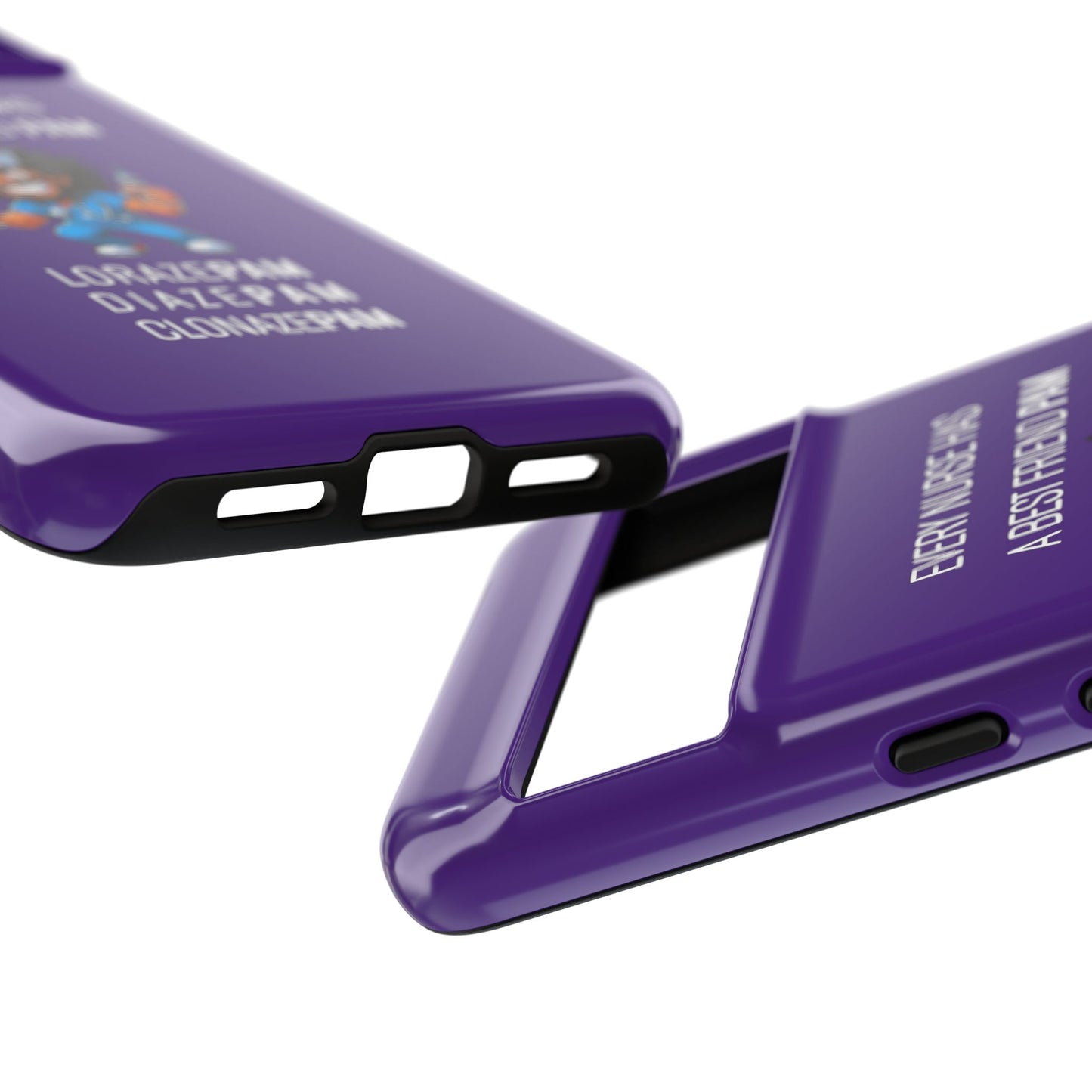 Nurse Google Pixel Tough Case - Every Nurse Has a Friend Named PAM Design (6) - Dark Purple