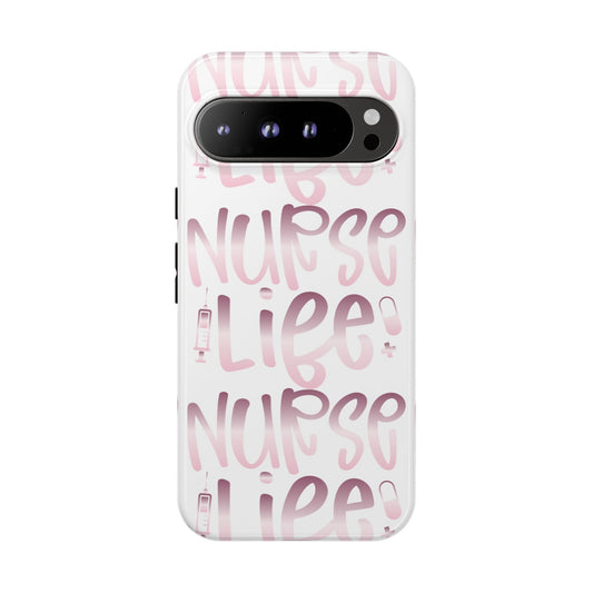 Google Pixel Tough Case - Nurse Life - White