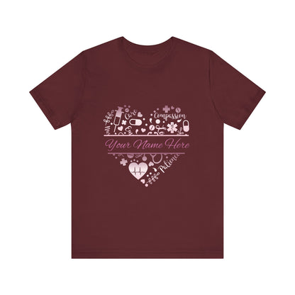 Monogram Heart rose gold