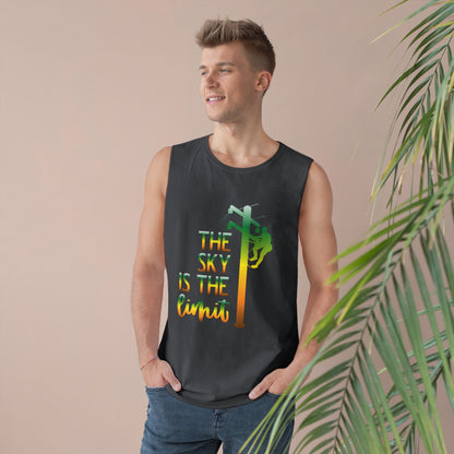 Lineman Tank - the-sky-is-the-limit-lineman gradient
