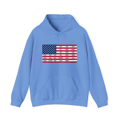 Gildan Phonetic Flag Hoodie