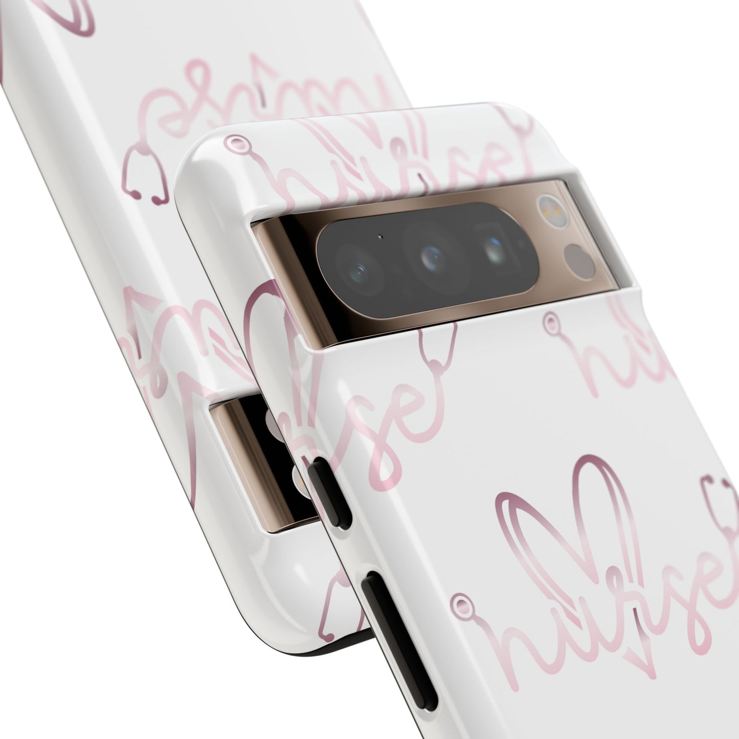 Google Pixel Tough Case - Nurse Stethoscope - White
