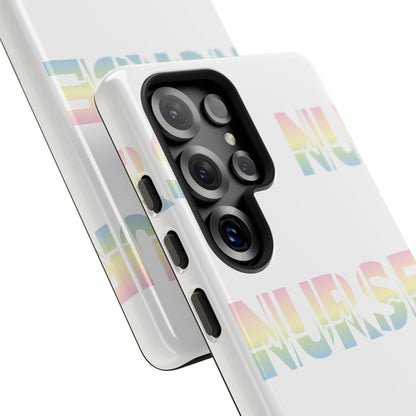 Samsung Tough Case - Nurse Pulse - White