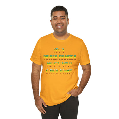 Lineman T-shirt - power ranger super power gradient
