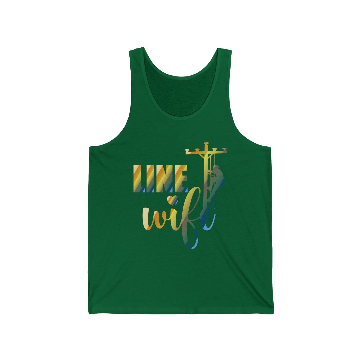 Lineman Tank - Line Wife colored chrome