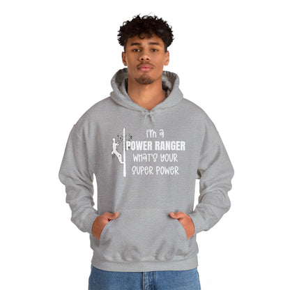 Gildan Hoodie - I'm a Power Ranger What's Your Super Power (male)