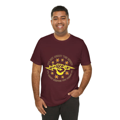 Lineman T-shirt - Its Not About The Money-color