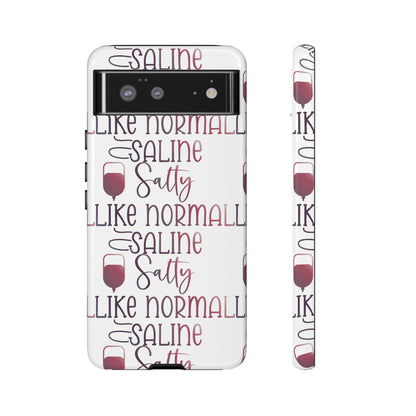 Google Pixel Tough Case - Salty Saline Like Normal Saline - White