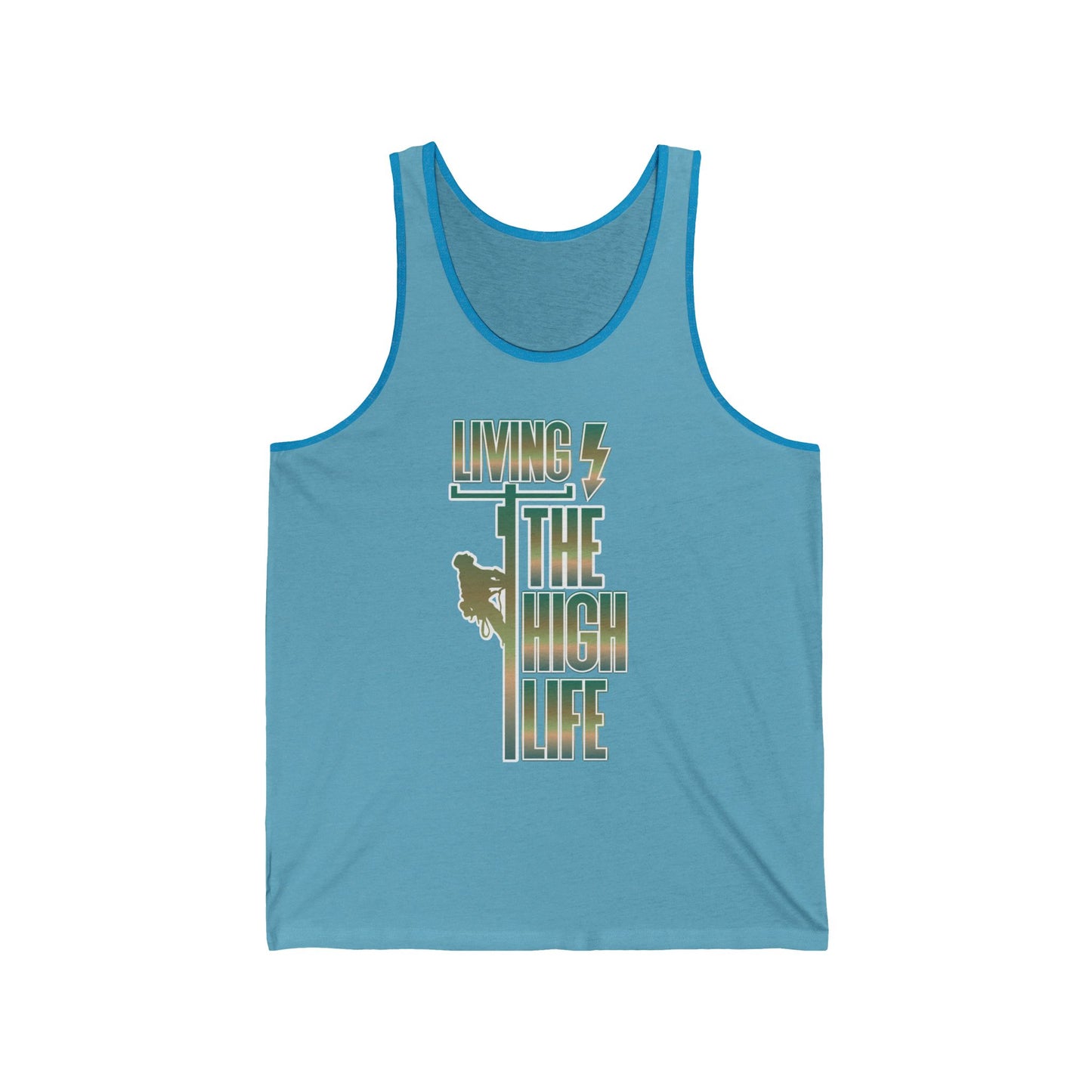 Lineman T-shirt - Living The High Life-copper patina