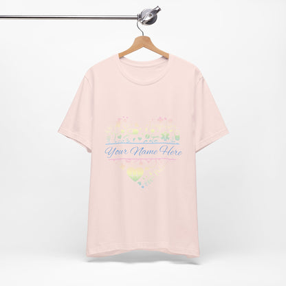 Monogram Heart pastel