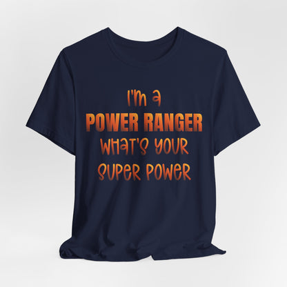 Lineman T-shirt - power ranger super power sky 24