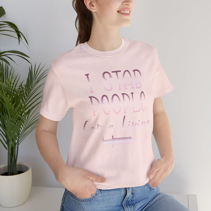 I Stab People For a Living rose gold