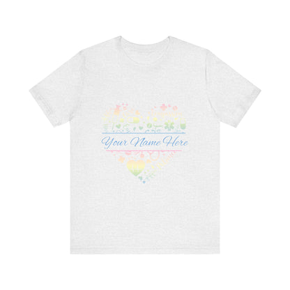 Monogram Heart pastel