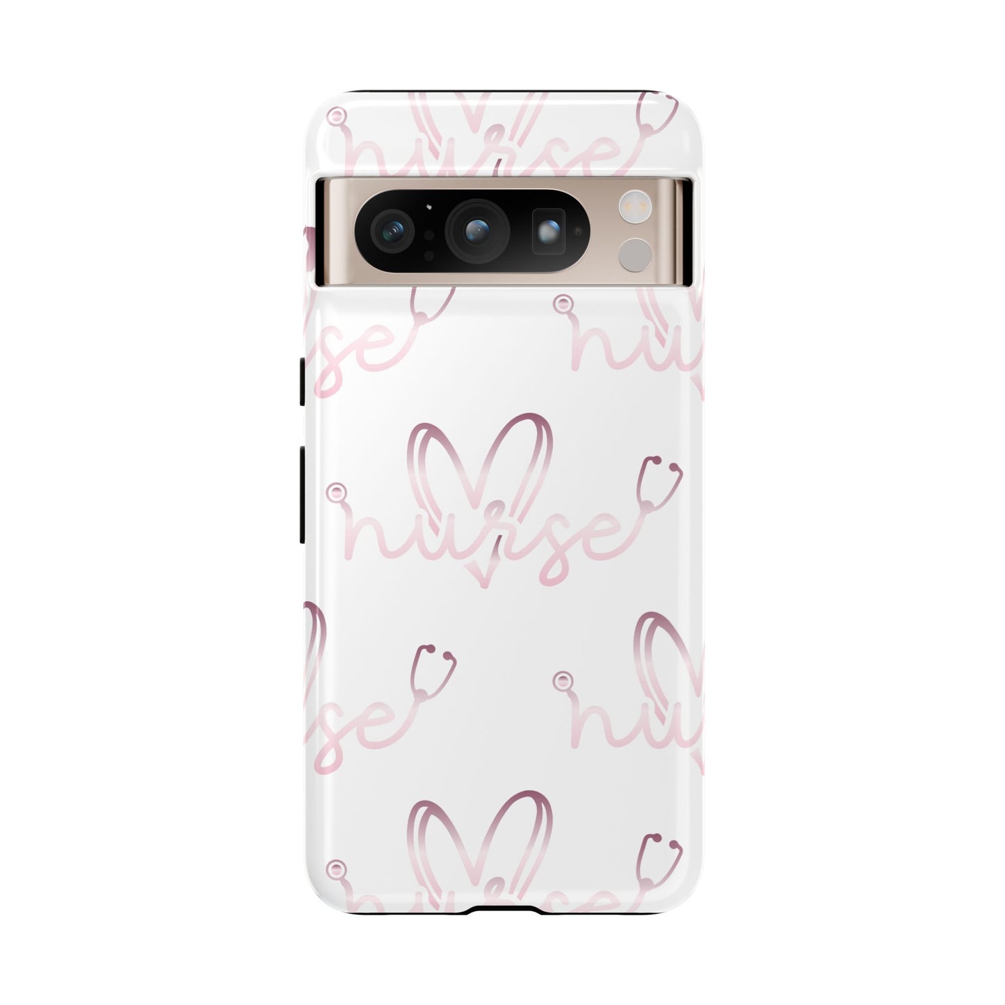 Google Pixel Tough Case - Nurse Stethoscope - White