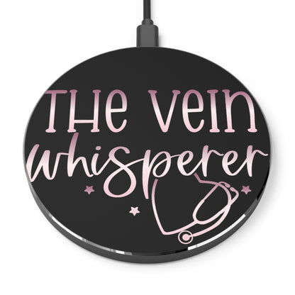 The Vein Whisperer Wireless Charger | Fast Charging Pad for Healthcare Professionals