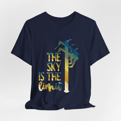 Lineman T-shirt - the-sky-is-the-limit-lineman colored chrome