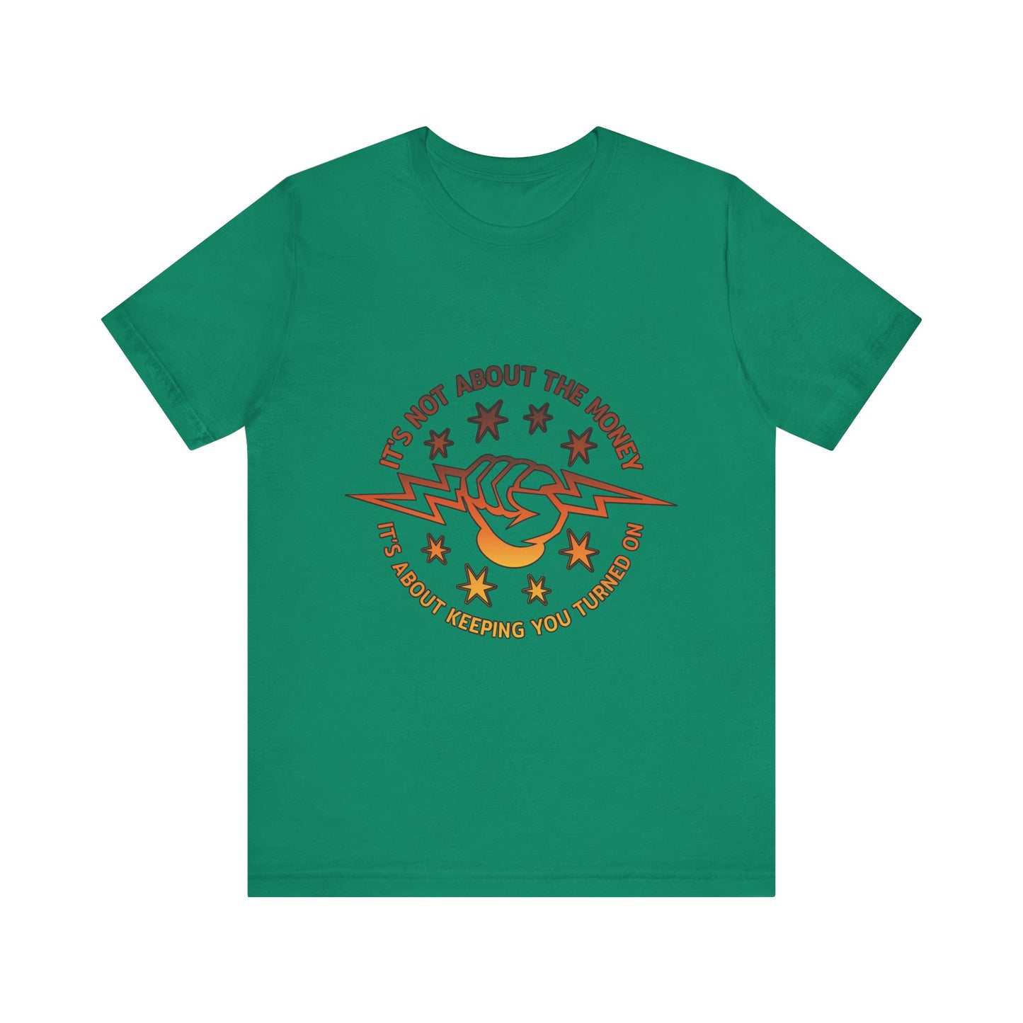 Lineman T-shirt - Its Not About The Money-sky 24
