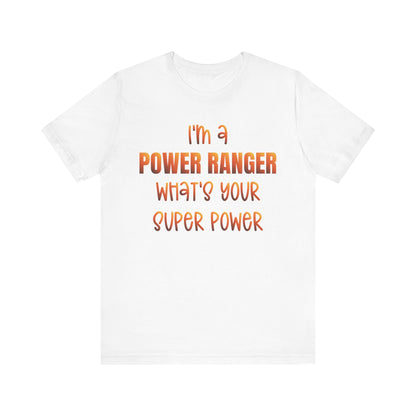 Lineman T-shirt - power ranger super power sky 24