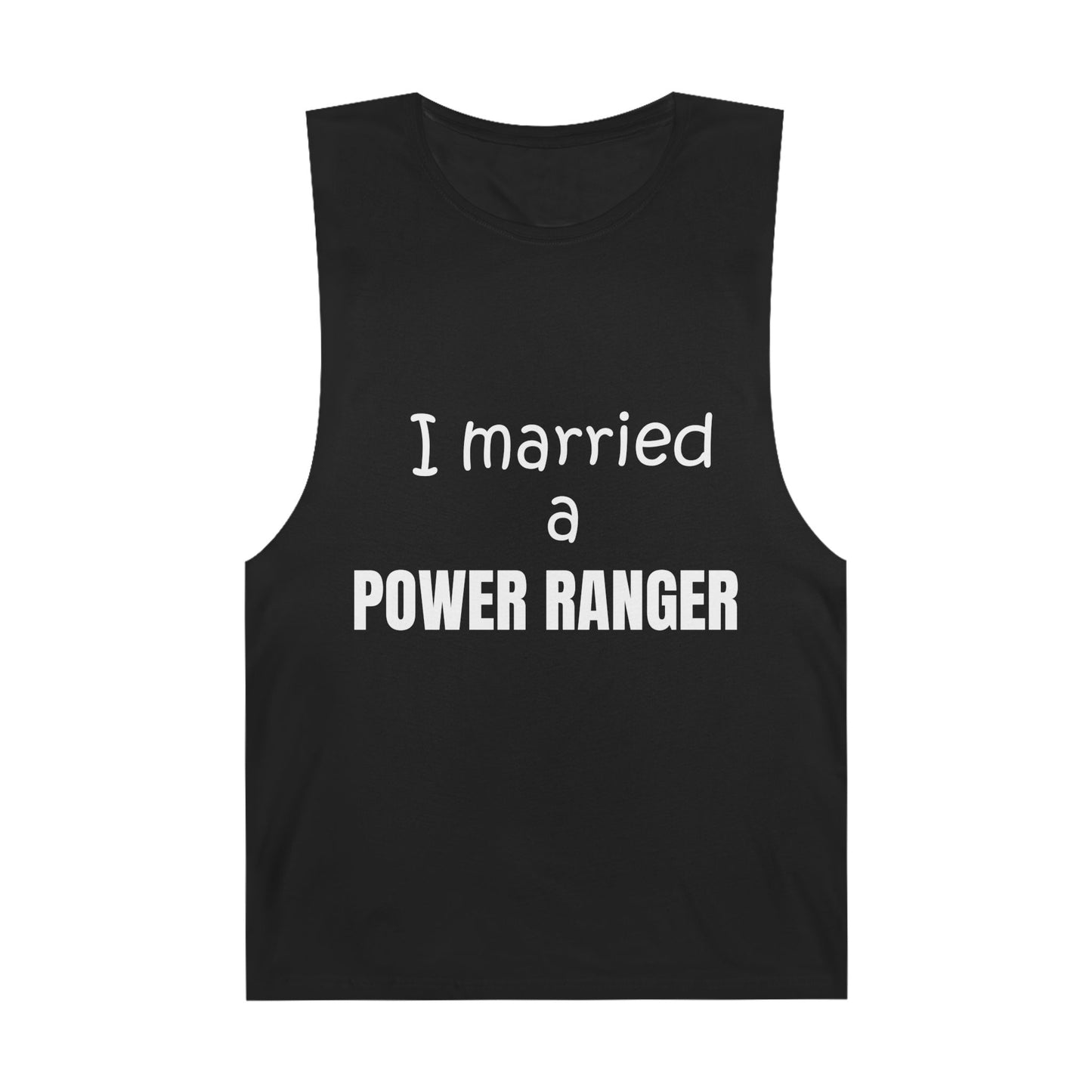 Lineman Tank- Married a Power Ranger white