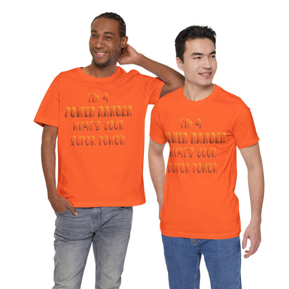 Lineman T-shirt - power ranger super power sky 24