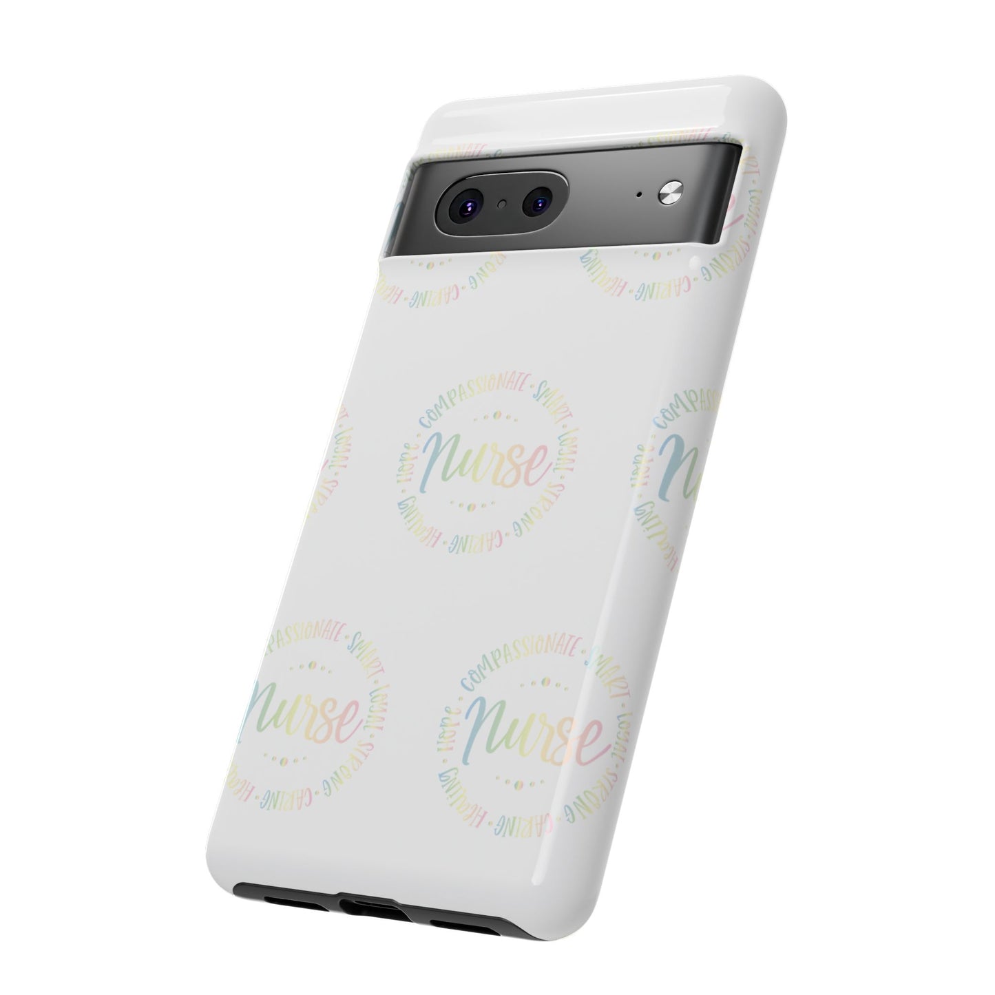 Google Pixel Tough Case - Nurse Circle  - White