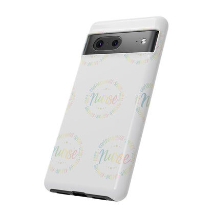 Google Pixel Tough Case - Nurse Circle  - White