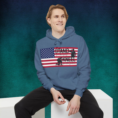 Comfort Colors Stand for the Flag, Kneel for the Fallen Hoodie - Police man