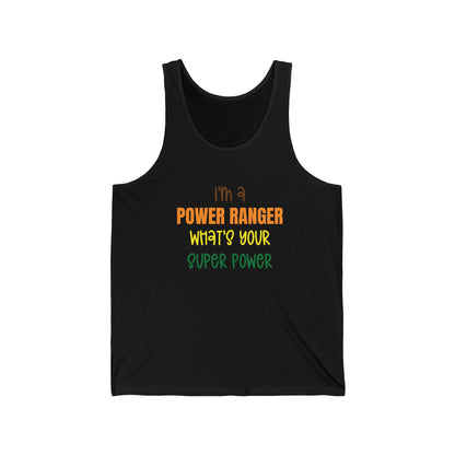 Lineman Tank - power ranger super power color