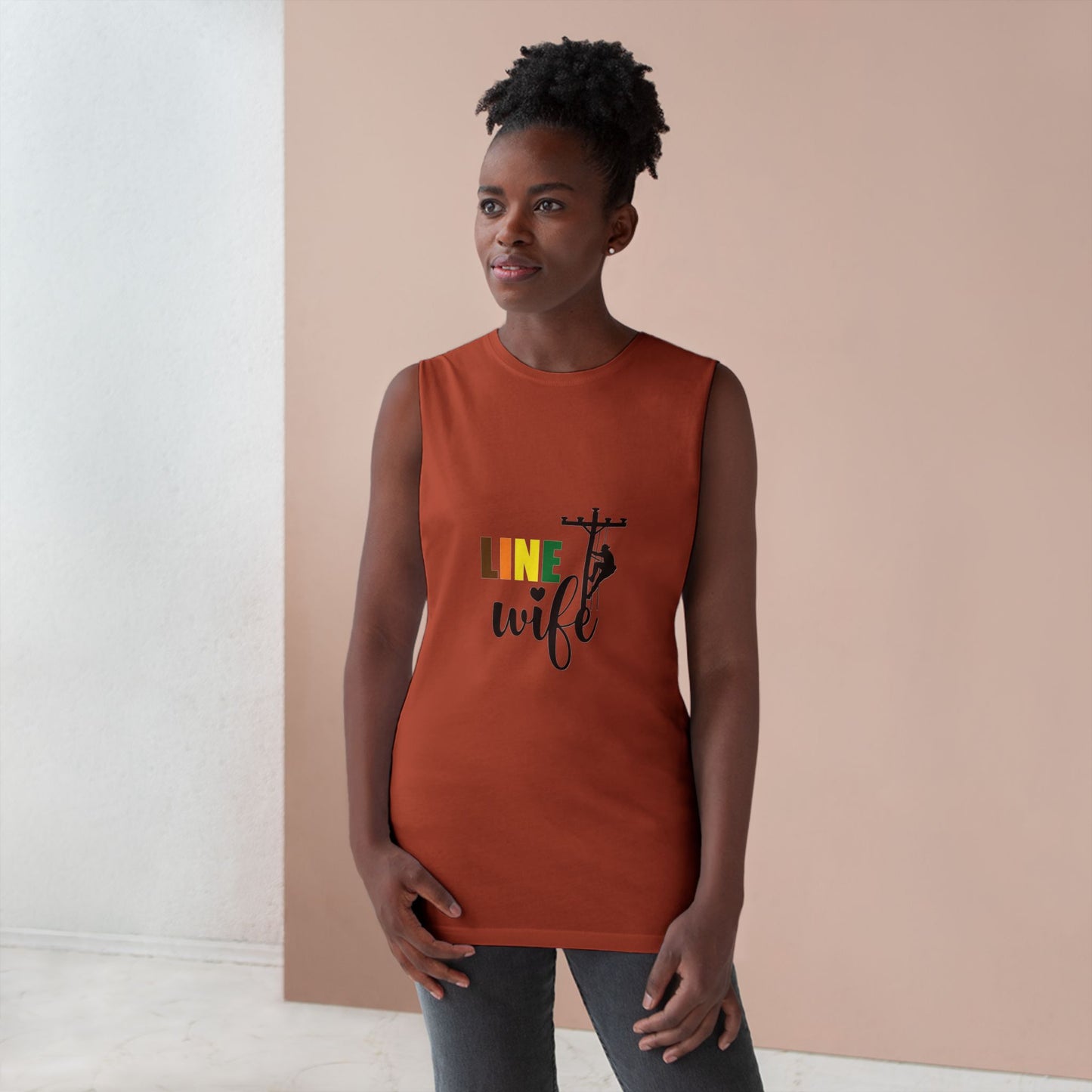 Lineman Tank - Line Wife color