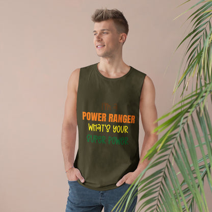 Lineman Tank - power ranger super power color