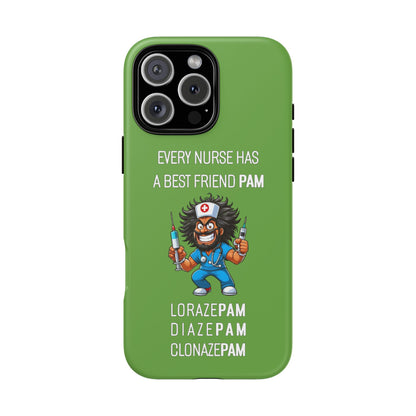 Nurse iPhone Tough Case - Every Nurse Has a Friend Named PAM Design (6) - Green