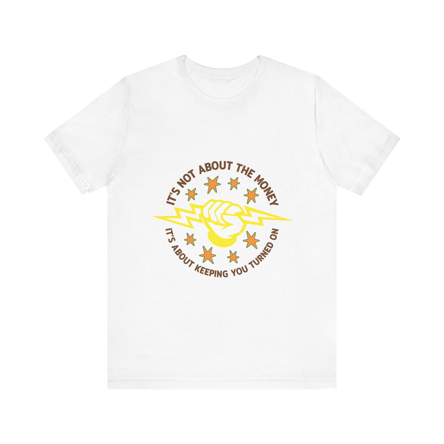 Lineman T-shirt - Its Not About The Money-color