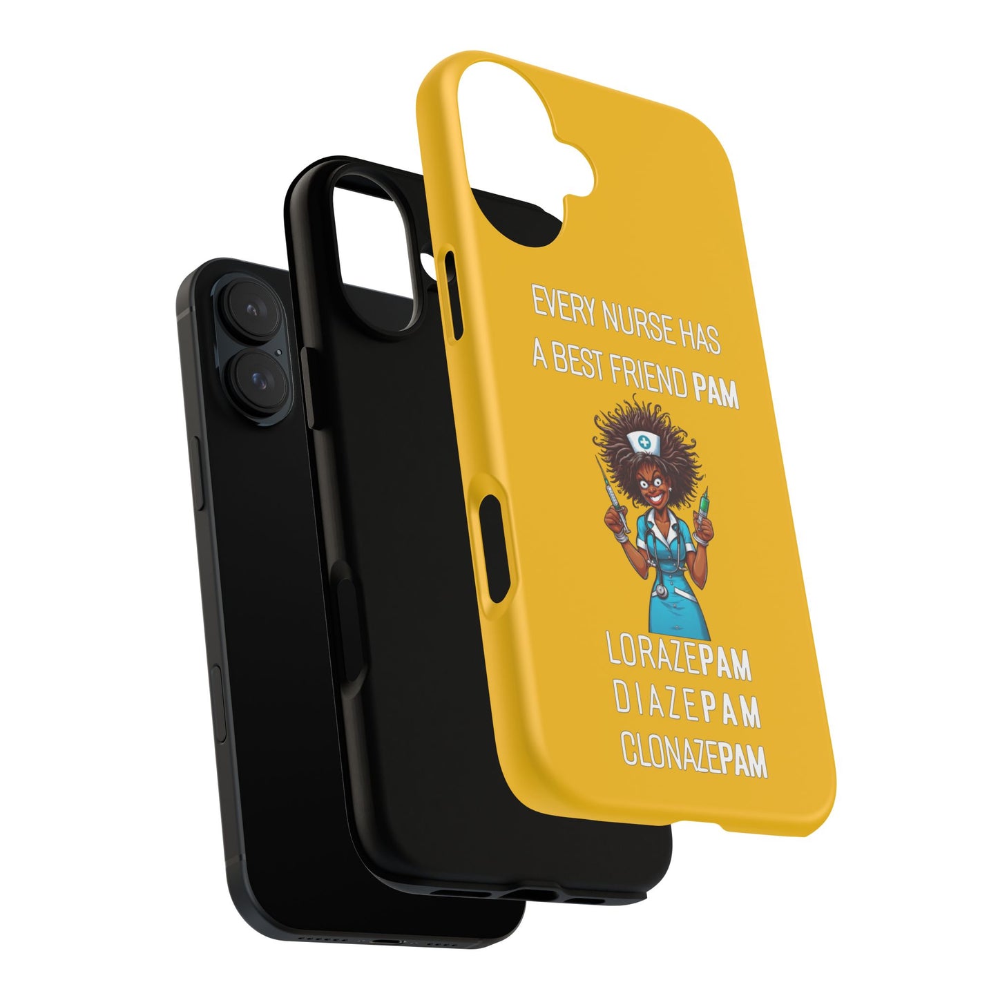 Nurse iPhone Tough Case - Every Nurse Has a Friend Named PAM Design (3) - Yellow