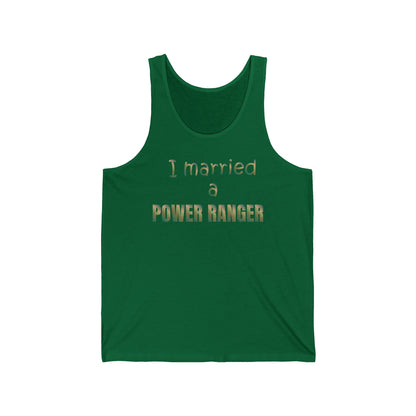 Lineman T-shirt - Married a Power Ranger copper patina
