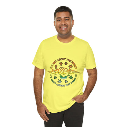 Lineman T-shirt - Its Not About The Money-gradient