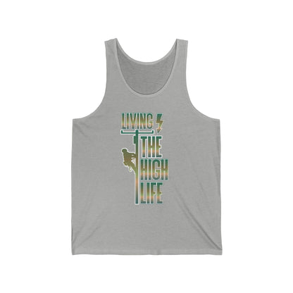 Lineman T-shirt - Living The High Life-copper patina