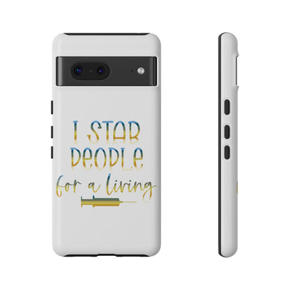Google Pixel Tough Case - I Stab People For a Living - White