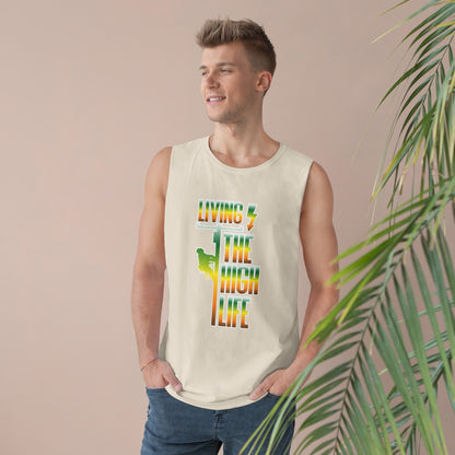 Lineman Tank - Living The High Life-gradient