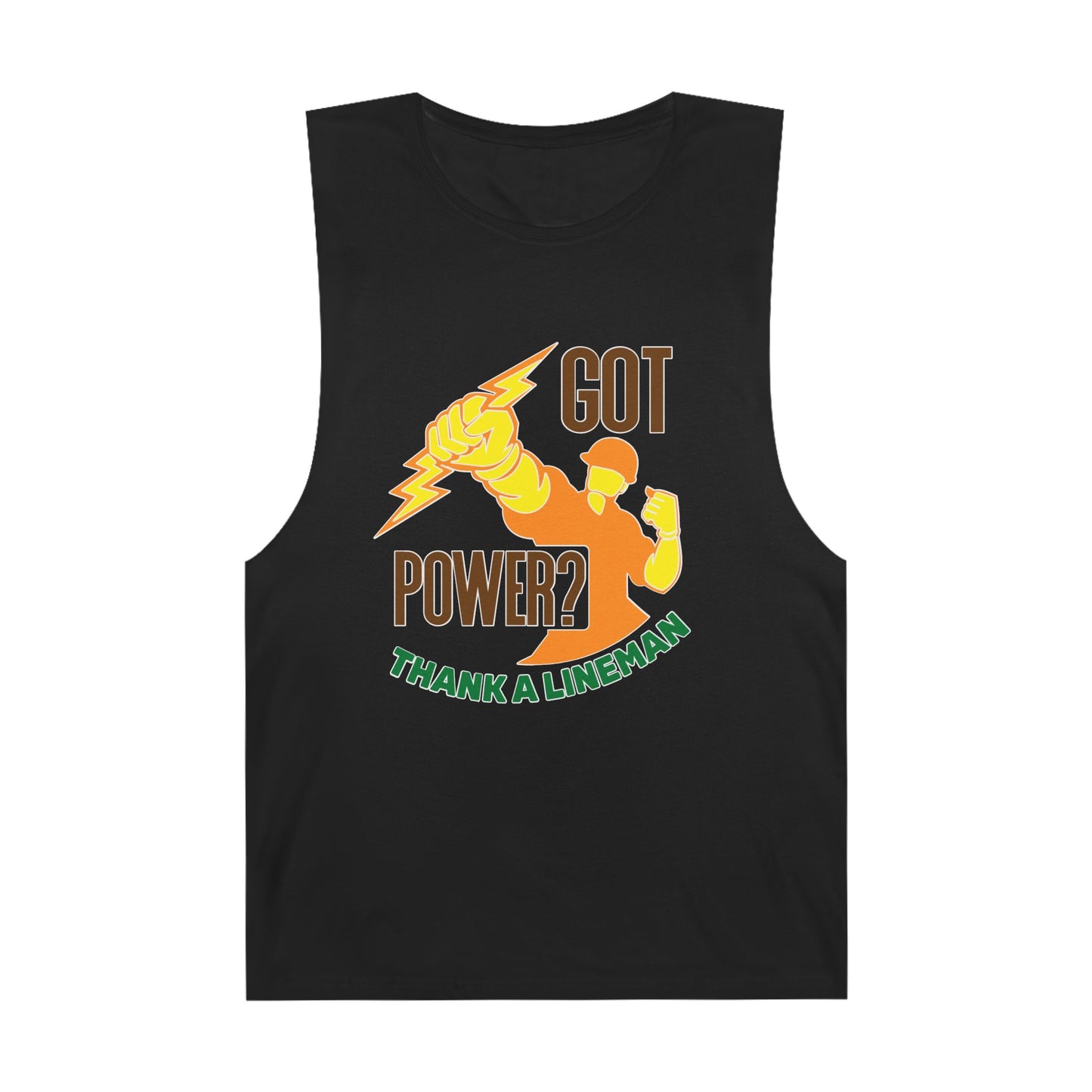 Lineman Tank - Got Power Thank A Lineman - color